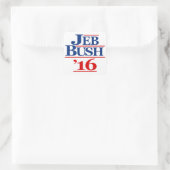Sticker Carré Jeb Bush 2016 (Sac)