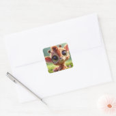 Sticker Carré "Jeffrey" (Enveloppe)