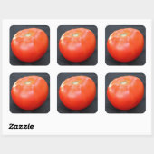 Sticker Carré Jersey Tomate 4 (Feuille)