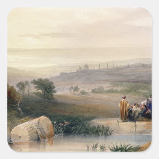 Sticker Carré Jérusalem, avril 1839, plaque 22 du volume I de ' (Devant)