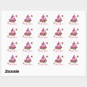 Sticker Carré Jésus (Feuille)