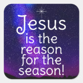 Sticker Carré Jesus (Devant)