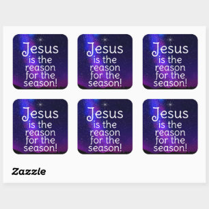 Sticker Carré Jésus