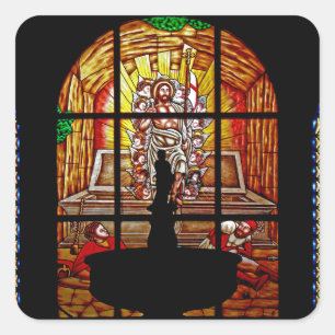 Sticker Carré jésus