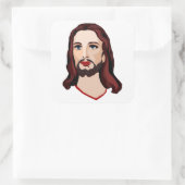 STICKER CARRÉ JESUS CHRIST (Sac)