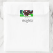 Sticker Carré Jésus donne amour et force, (Sac)