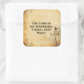 Sticker Carré Jésus Enseignant Hebdomadaire Bible Verse Personna (Sac)