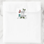 Sticker Carré Jésus est la raison (Sac)