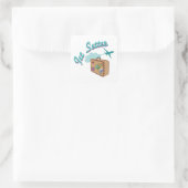 Sticker Carré Jet Setter (Sac)