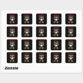 Sticker Carré Jet ski (Feuille)