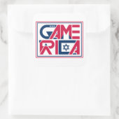 Sticker Carré Jeu Armée d'Amérique (Sac)