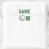 Sticker Carré Jeu De Baseball Sur (Sac)