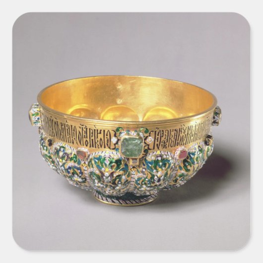 Sticker Carré Jeu de bol en relief (Devant)