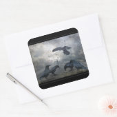 Sticker Carré Jeu de Ravens avec du temps perdu (Enveloppe)