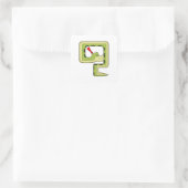 Sticker Carré Jeu de serpent (Sac)