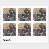 Sticker Carré Jeu d'ébauches (Feuille)