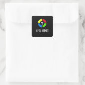 Sticker Carré Jeu - Never Forget Is 80's Gamer Gadget (Sac)