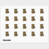 Sticker Carré Jeu Smart Warriors (Feuille)