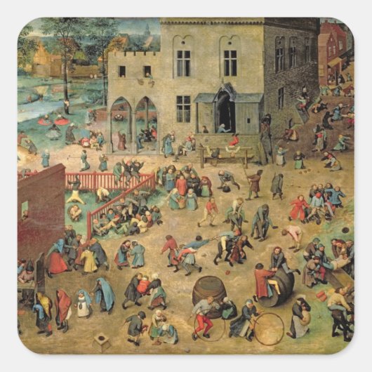 Sticker Carré Jeux pour enfants, 1560 (Devant)