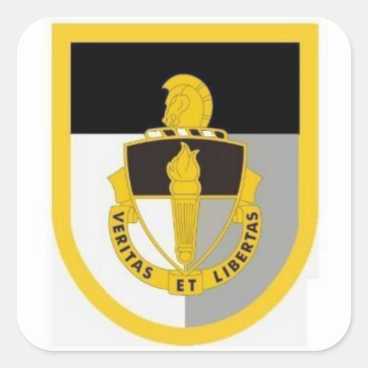 Sticker Carré JFK Special Warfare Center (Devant)