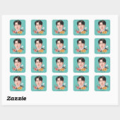Sticker Carré Ji Chang Wook (Feuille)
