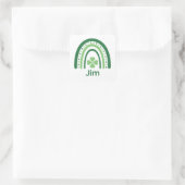 Sticker Carré Jim Nom Clover Boho Rainbow (Sac)