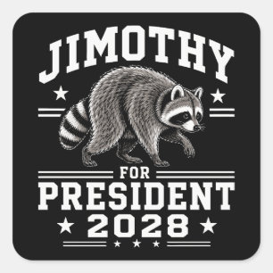 Sticker Carré Jimothy président 2028