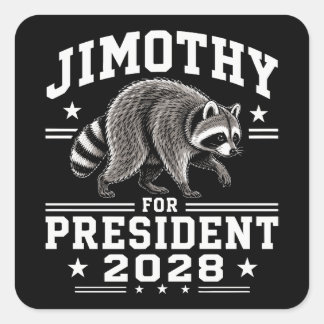 Sticker Carré Jimothy président 2028