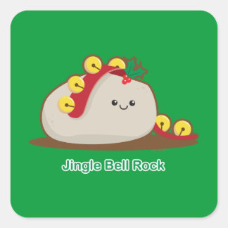 Sticker Carré Jingle Bell Rock