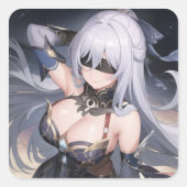 Sticker Carré Jingliu HSR (Devant)