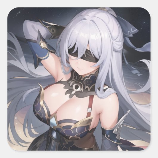 Sticker Carré Jingliu HSR (Devant)