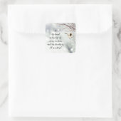 Sticker Carré Job 12:10 Écriture Vie de chaque créature (Sac)