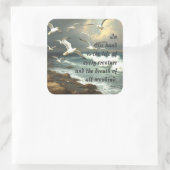 Sticker Carré Job 12:10 Écriture Vie de chaque créature (Sac)