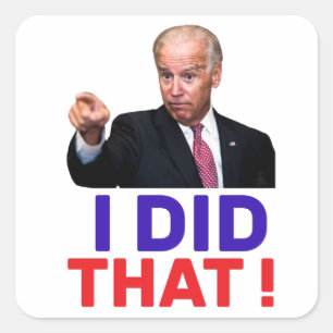 Sticker Carré joe bid that