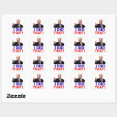 Sticker Carré joe bid that - funny meme saying joe biden (Feuille)