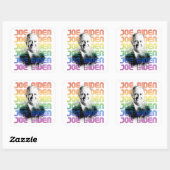 Sticker Carré Joe Biden Pride (Feuille)