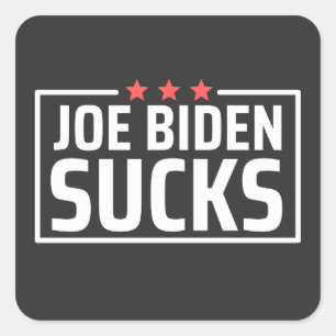 Sticker Carré joe Biden Sucks