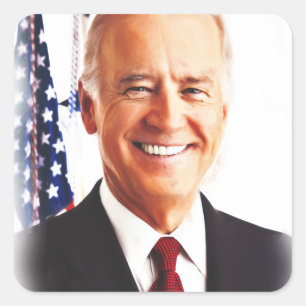 Sticker Carré Joe Biden-USA Président 2021_