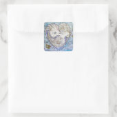 Sticker Carré J'offre la paix (Sac)