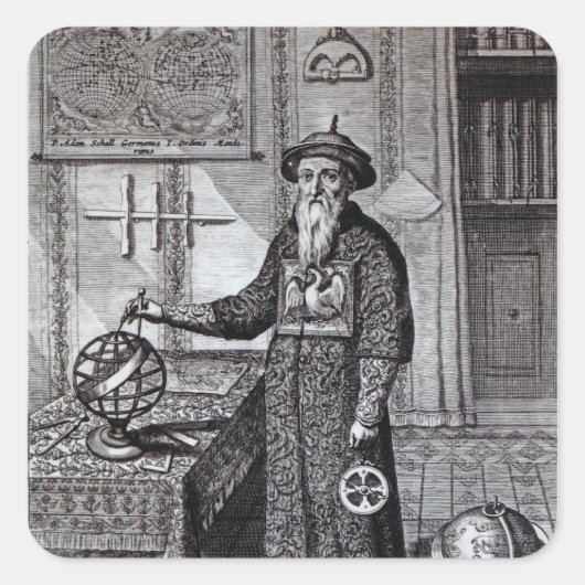 Sticker Carré Johann Adam Schall von Bell (Devant)