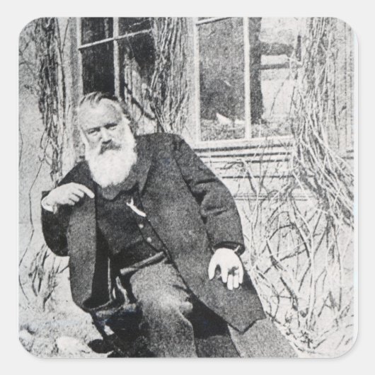Sticker Carré Johannes Brahms, c.1897 (Devant)