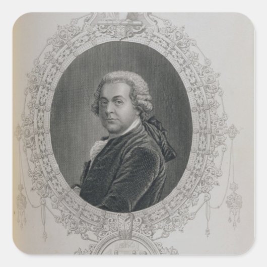 Sticker Carré John Adams (Devant)