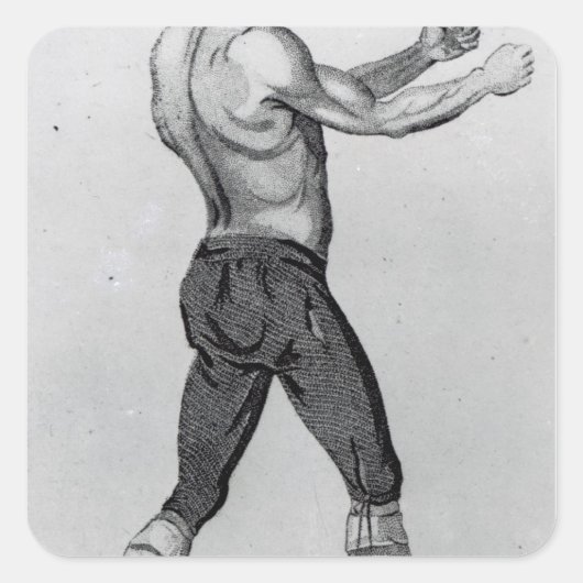 Sticker Carré John Broughton (Devant)