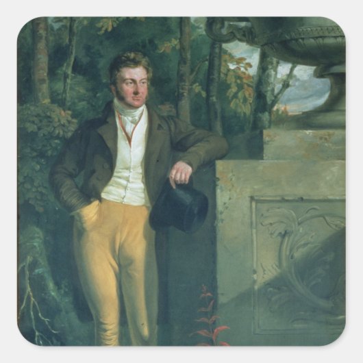 Sticker Carré John Charles, 3e Earl Spencer (Devant)