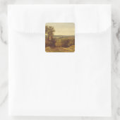 Sticker Carré John Constable | Dedham Vale, c.1802 (huile sur ca (Sac)