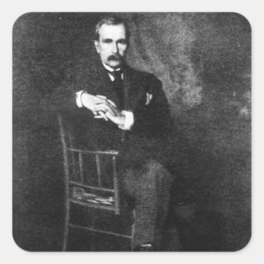 Sticker Carré John Davison Rockefeller (Devant)