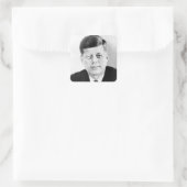 Sticker Carré John Jack Kennedy Maison Blanche présidentielle am (Sac)