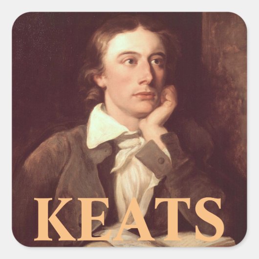 Sticker Carré John Keats (Devant)