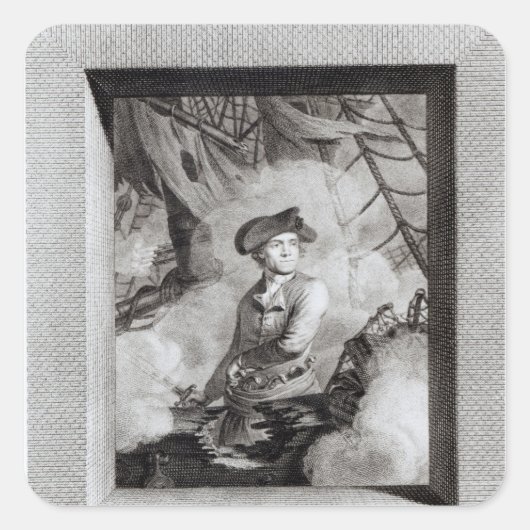 Sticker Carré John Paul Jones (Devant)