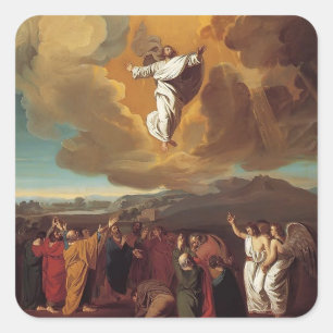 Sticker Carré John Singleton Copley- l'ascension
